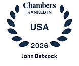 Chambers ranked in USA 2026 John Babcock