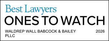 best lawyers ones to watch 2026

Waldrep, Wall, Babcock, and bailey PLLC