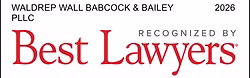 Waldrep Wall Babcock & Bailey PLLX 2026 recognized by Best lawyers