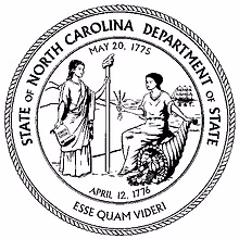 State of North Carolina Department of the state