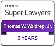 rated by super lawyers Thomas W. Waldrep, Jr. 5 years