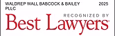 Waldrep Wall Babcock & Bailey PLLX 2025 recognized by Best lawyers