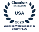 chambers ranked in USA 2026 Waldrep Wall Babcock & Bailey PLLC